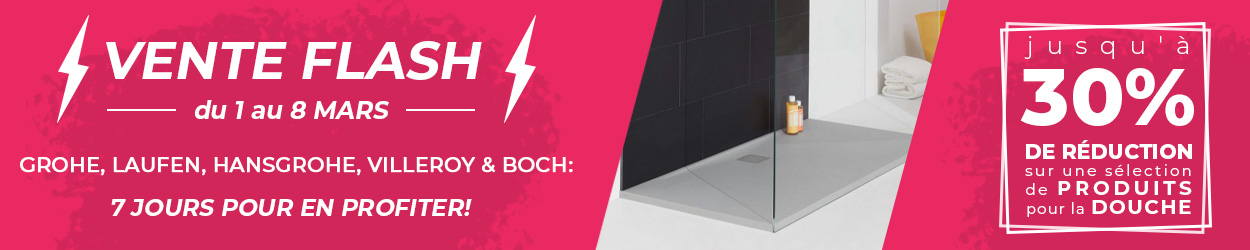 vente flash douche livea